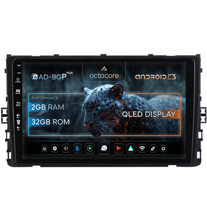Navigatie Volkswagen T-Roc (2017+), Android, P-Octacore / 2GB RAM + 32GB ROM, 9 Inch - AD-BGP9002+AD-BGRKIT041-V2
