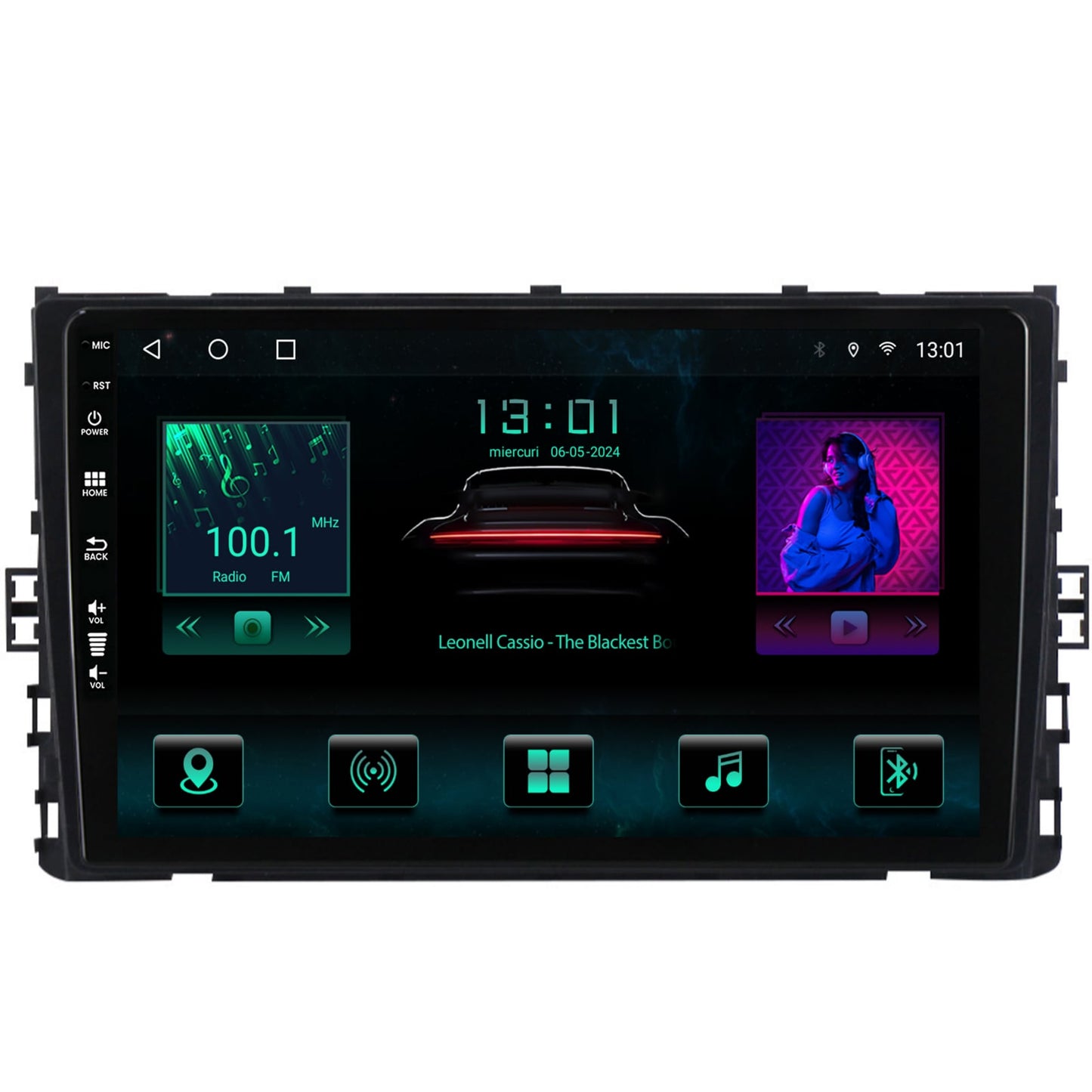 Navigatie Volkswagen T-Roc (2017-Prezent), Android, A-Octacore / 4GB RAM + 64GB ROM, 9 Inch - AD-BGA9004+AD-BGRKIT041-V2