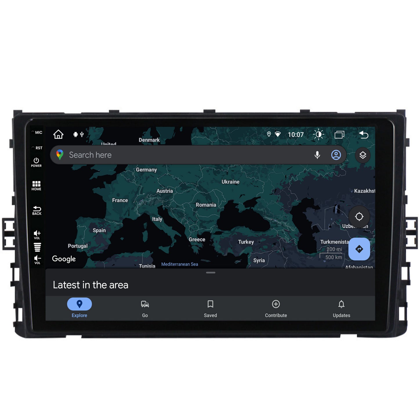Navigatie Volkswagen Polo (2018+), Android, Z-Octacore / 8GB RAM + 256GB ROM, 9 Inch - AD-BGZ9008+AD-BGRKIT041