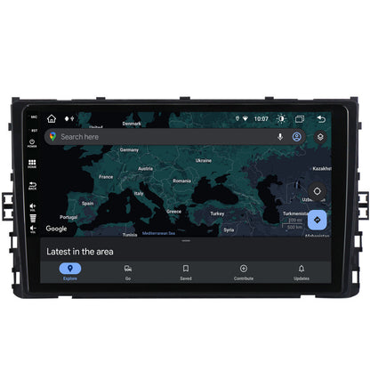 Navigatie Volkswagen Taigo (2021+), Android, Z-Octacore / 8GB RAM + 256GB ROM, 9 Inch - AD-BGZ9008+AD-BGRKIT041V5
