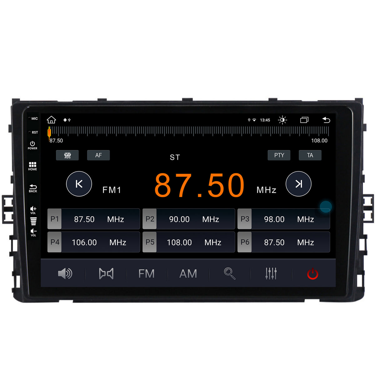 Navigatie Volkswagen Polo (2018+), Android, Z-Octacore / 8GB RAM + 256GB ROM, 9 Inch - AD-BGZ9008+AD-BGRKIT041