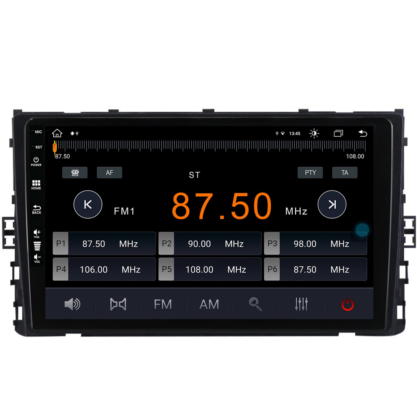 Navigatie Volkswagen Polo (2018+), Android, Z-Octacore / 8GB RAM + 256GB ROM, 9 Inch - AD-BGZ9008+AD-BGRKIT041