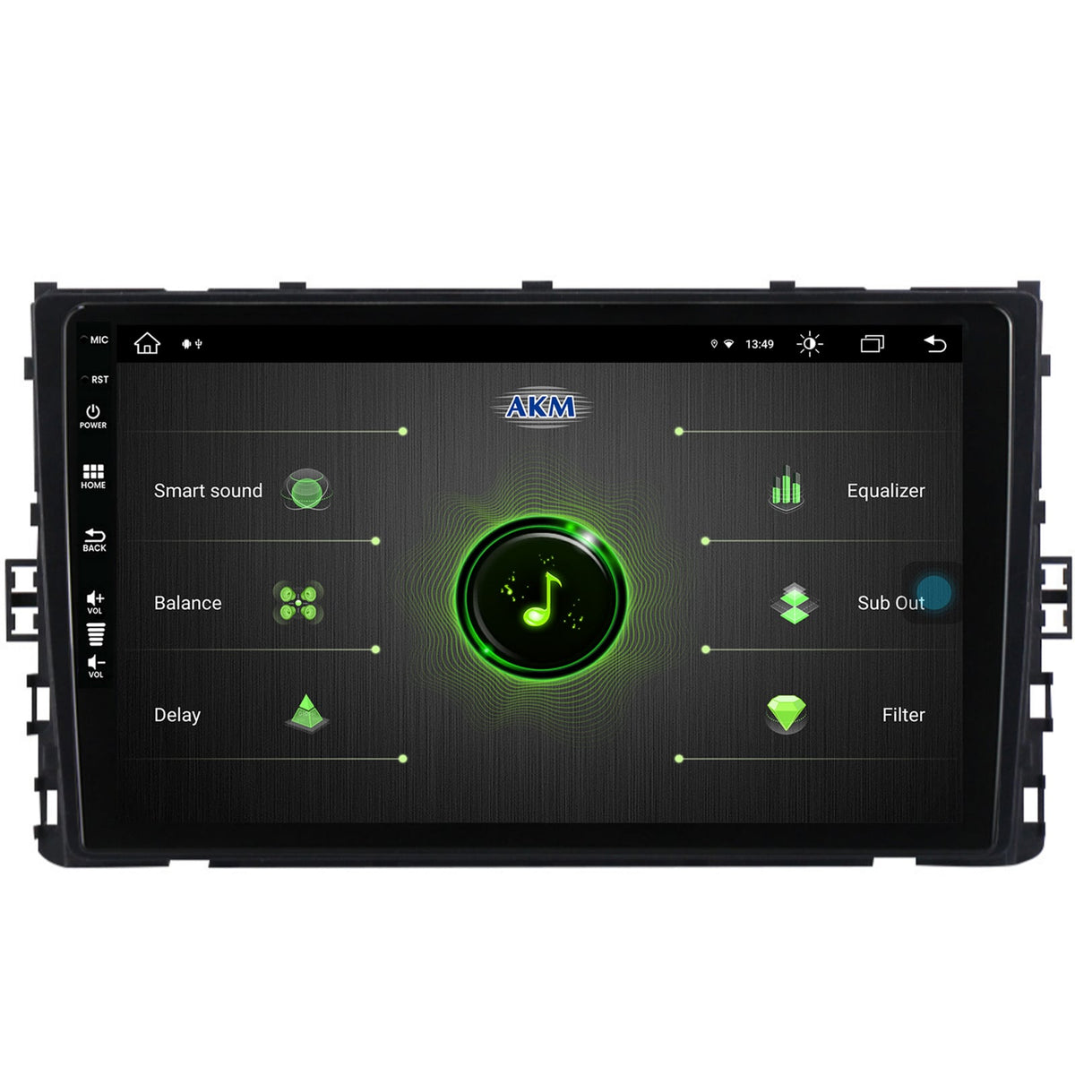 Navigatie Volkswagen Polo (2018+), Android, Z-Octacore / 8GB RAM + 256GB ROM, 9 Inch - AD-BGZ9008+AD-BGRKIT041