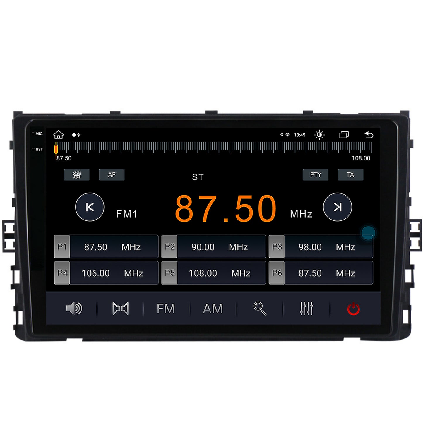 Navigatie Volkswagen Transporter / Caravelle (2020+), Android, V-Octacore / 4GB RAM + 64GB ROM, 9.5 Inch - AD-BGV9004+AD-BGRKIT041V6