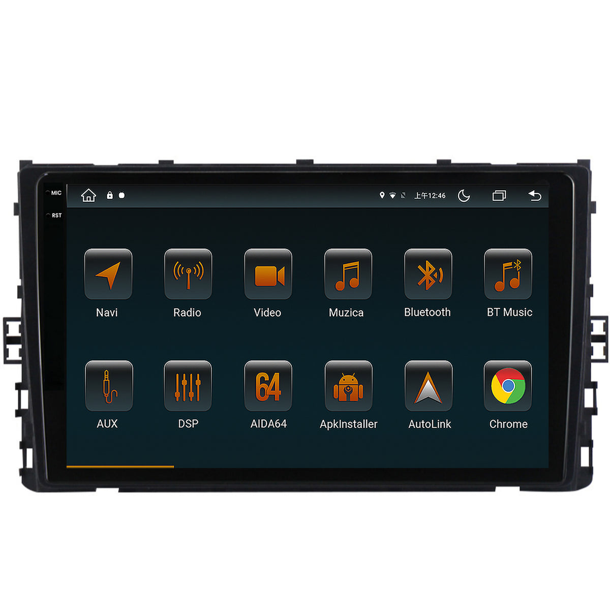 Navigatie Volkswagen T-Roc (2017-Prezent), Android, V-Octacore / 4GB RAM + 64GB ROM, 9.5 Inch - AD-BGV9004+AD-BGRKIT041-V2