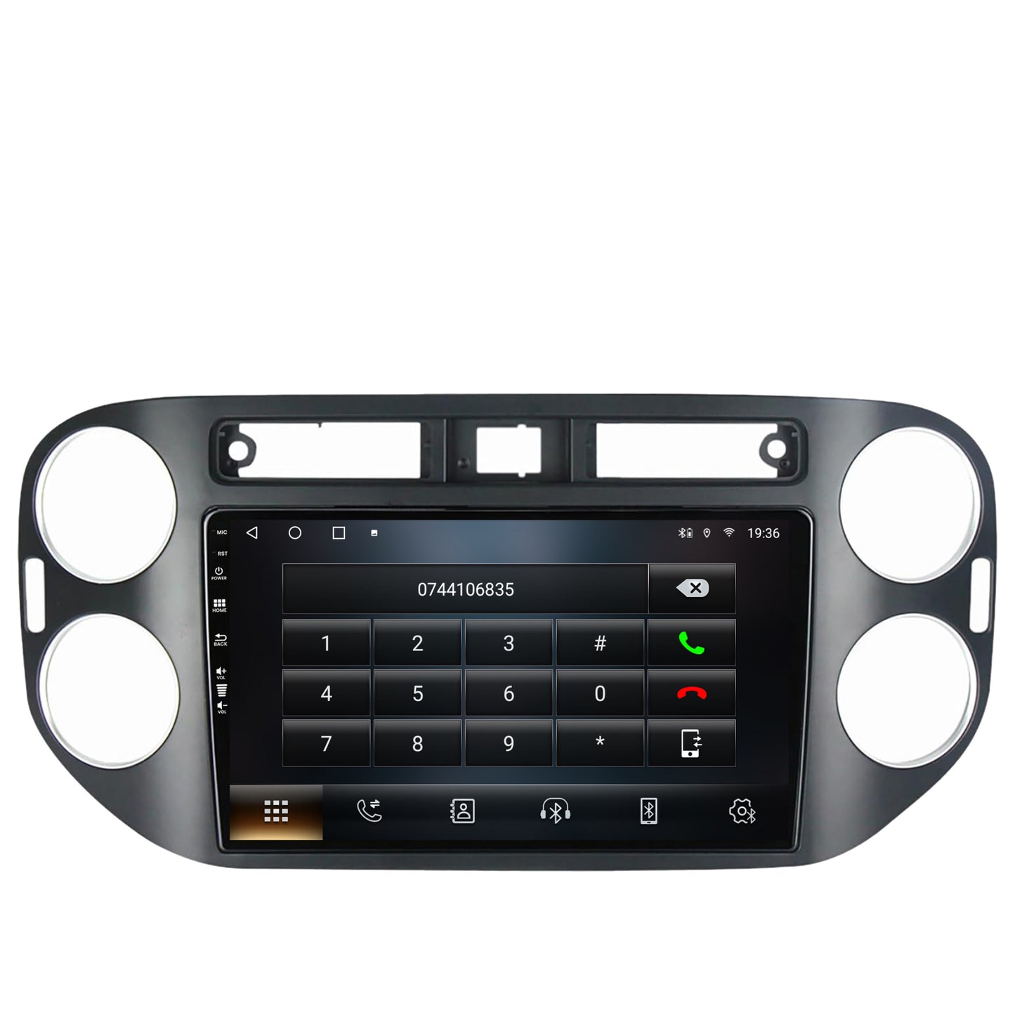 Navigatie Volkswagen Tiguan (2010-2016), Android, A-Octacore / 4GB RAM + 64GB ROM, 9 Inch - AD-BGA9004+AD-BGRKIT035-1016