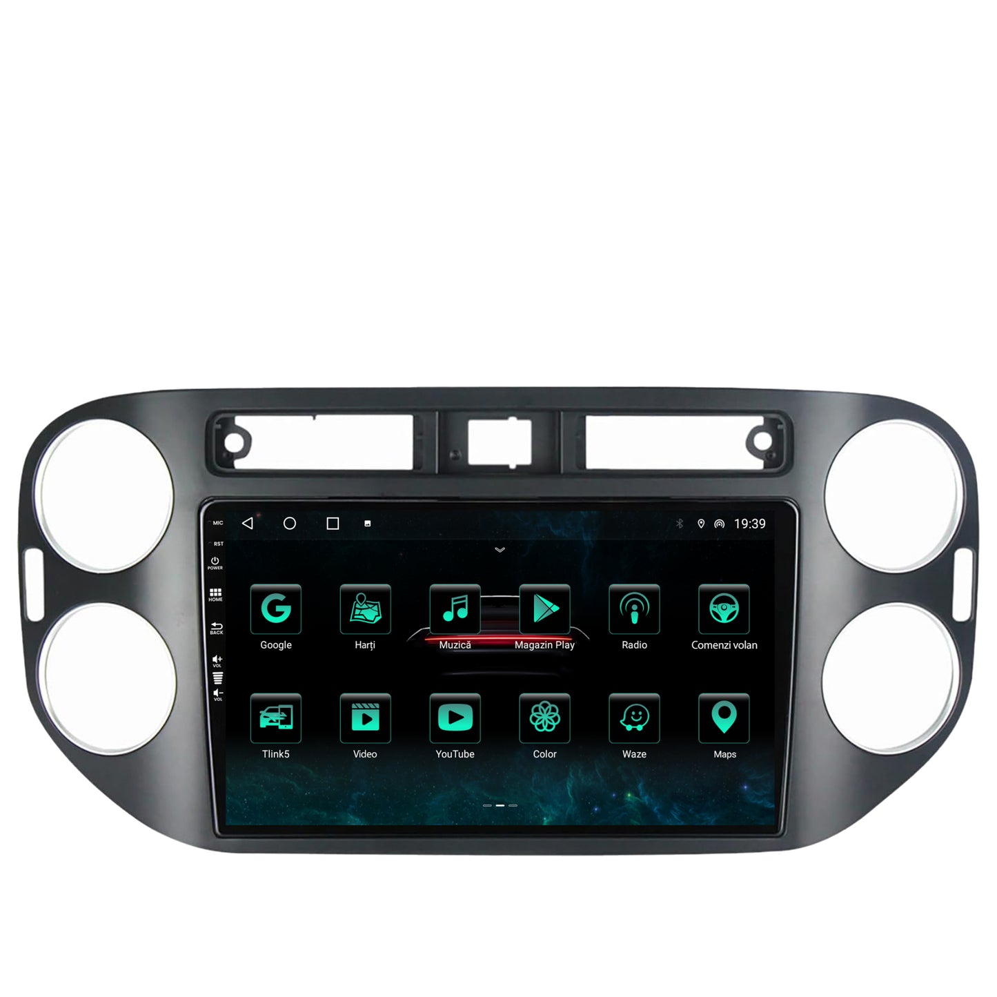 Navigatie Volkswagen Tiguan (2010-2016), Android, A-Octacore / 4GB RAM + 64GB ROM, 9 Inch - AD-BGA9004+AD-BGRKIT035-1016