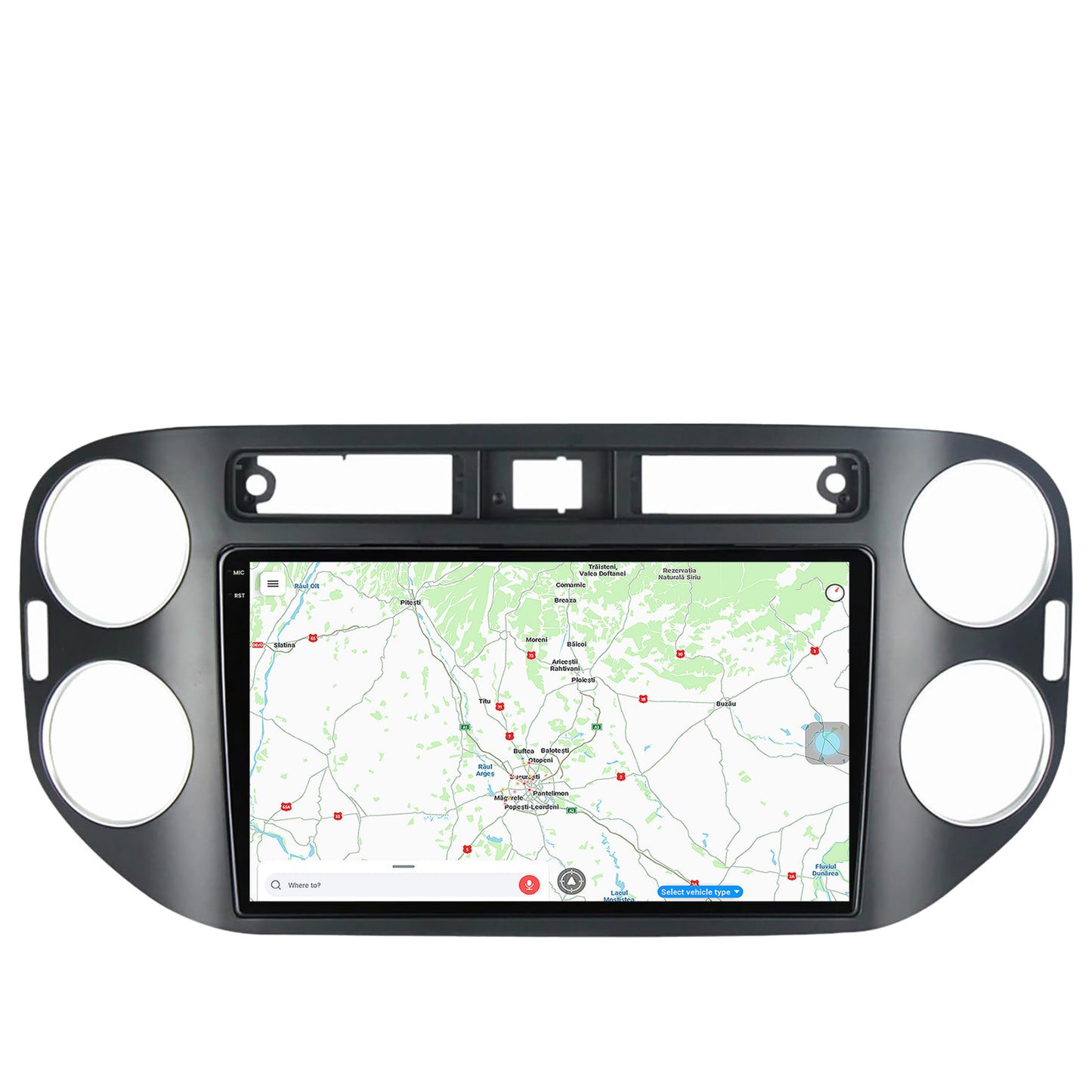 Navigatie Volkswagen Tiguan (2010-2016), Android, V-Octacore / 4GB RAM + 64GB ROM, 9.5 Inch - AD-BGV9004+AD-BGRKIT035-1016