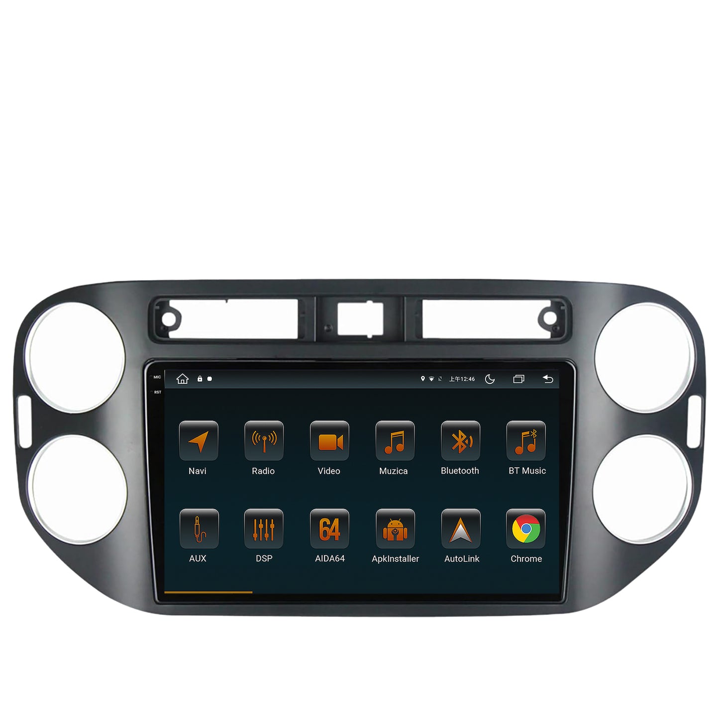 Navigatie Volkswagen Tiguan (2010-2016), Android, V-Octacore / 4GB RAM + 64GB ROM, 9.5 Inch - AD-BGV9004+AD-BGRKIT035-1016