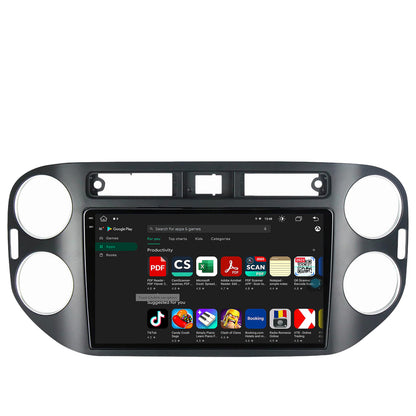 Navigatie Volkswagen Tiguan (2010-2016), Android, V-Octacore / 4GB RAM + 64GB ROM, 9.5 Inch - AD-BGV9004+AD-BGRKIT035-1016