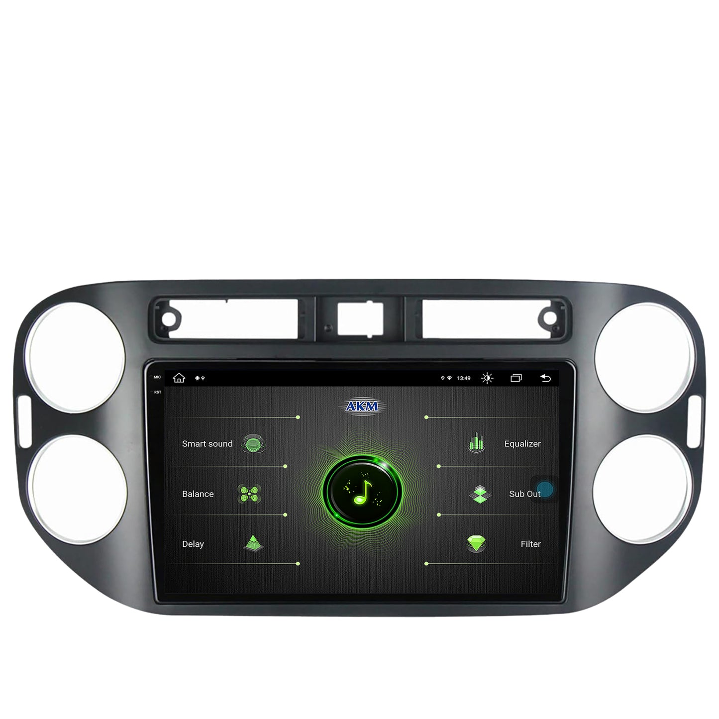 Navigatie Volkswagen Tiguan (2010-2016), Android, X-Octacore / 8GB RAM + 256GB ROM, 9.5 Inch - AD-BGX9008+AD-BGRKIT035-1016