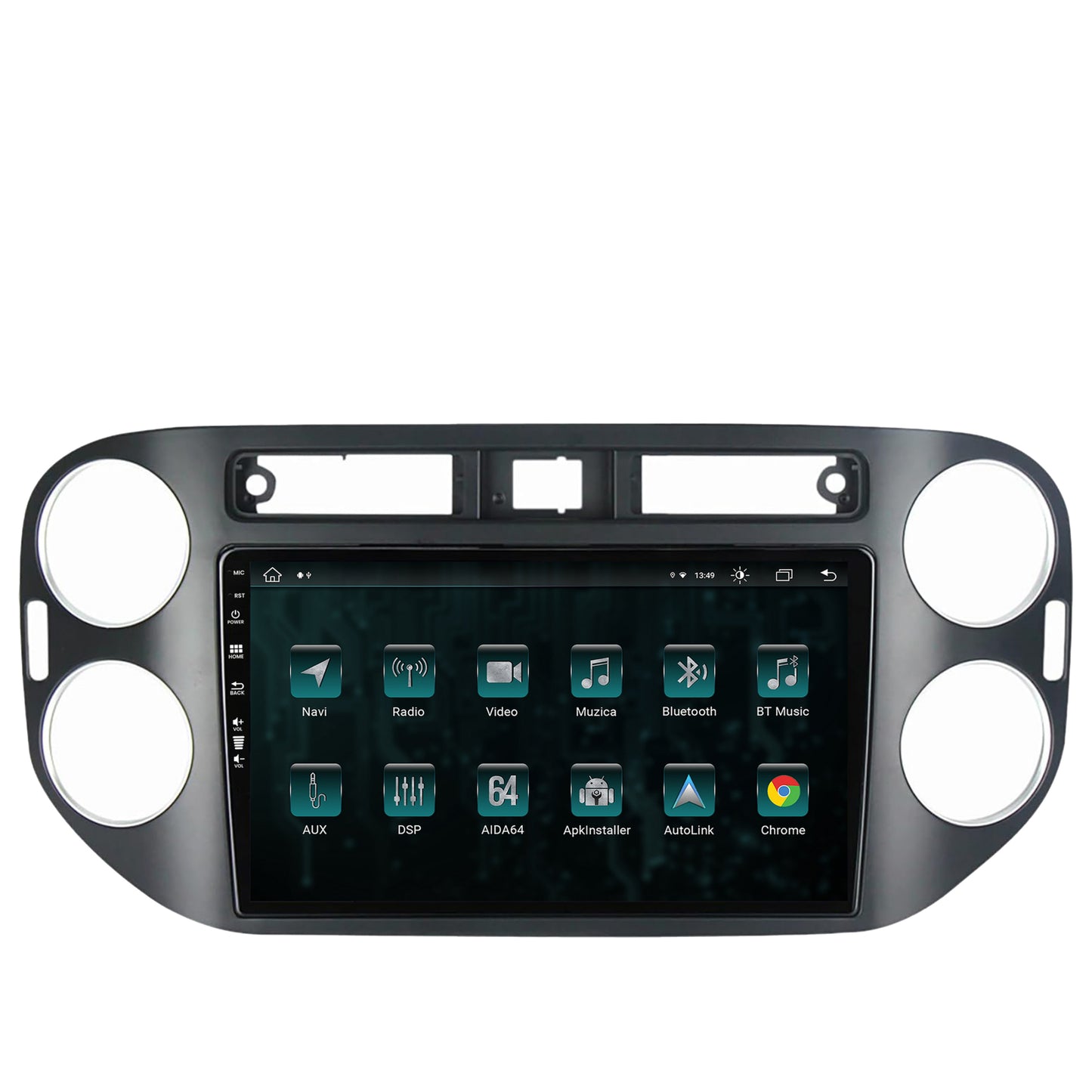 Navigatie Volkswagen Tiguan (2010-2016), Android, Z-Octacore / 8GB RAM + 256GB ROM, 9 Inch - AD-BGZ9008+AD-BGRKIT035-1016
