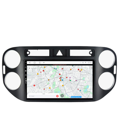 Navigatie Volkswagen Tiguan (2008-2010) / VW Golf 5 Plus (2004-2012), Android, A-Octacore / 4GB RAM + 64GB ROM, 9 Inch - AD-BGA9004+AD-BGRKIT035-0810
