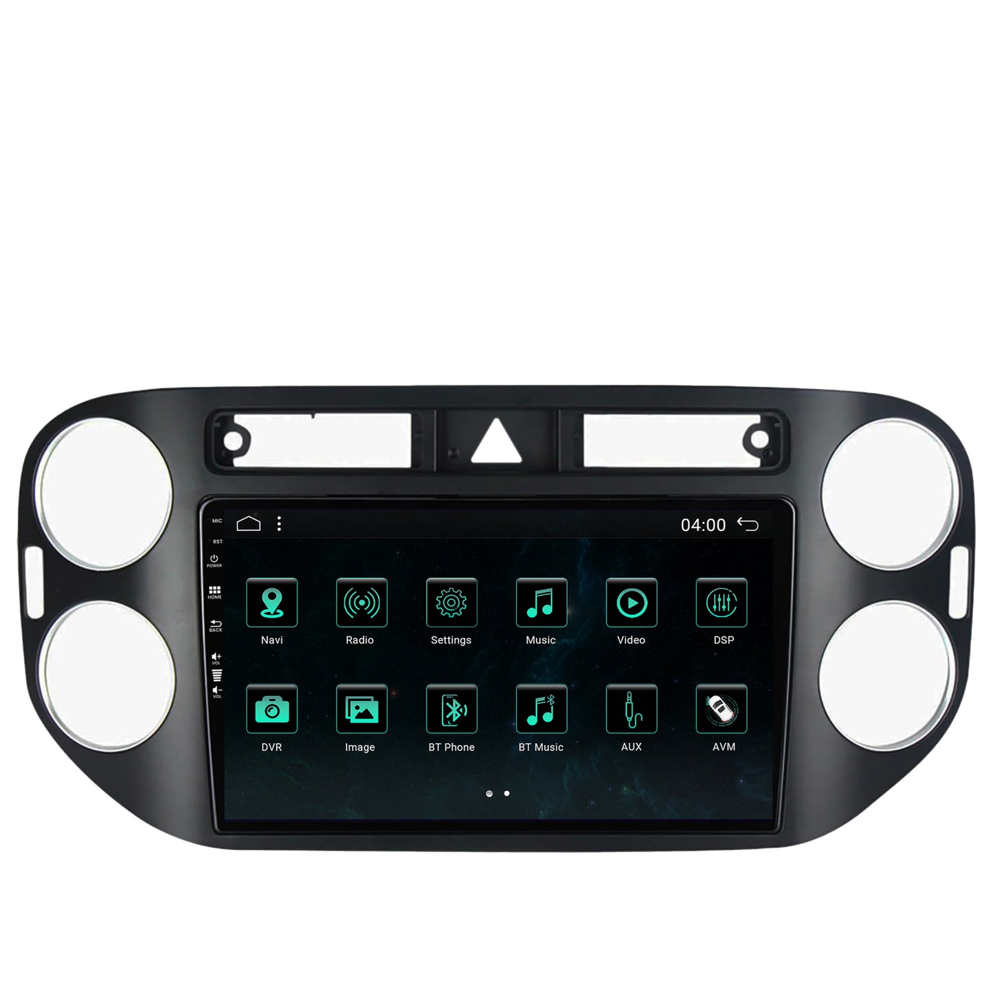 Navigatie Volkswagen Tiguan (2008-2010) / VW Golf 5 Plus (2004-2012), Android, A-Octacore / 4GB RAM + 64GB ROM, 9 Inch - AD-BGA9004+AD-BGRKIT035-0810