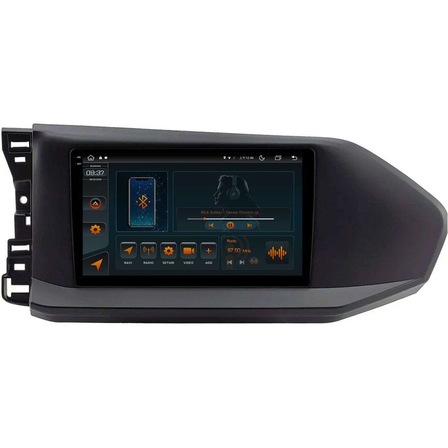 Navigatie Volkswagen Caddy (2023+), Android, V-Octacore / 4GB RAM + 64GB ROM, 9.5 Inch - AD-BGV9004+AD-BGRKIT031