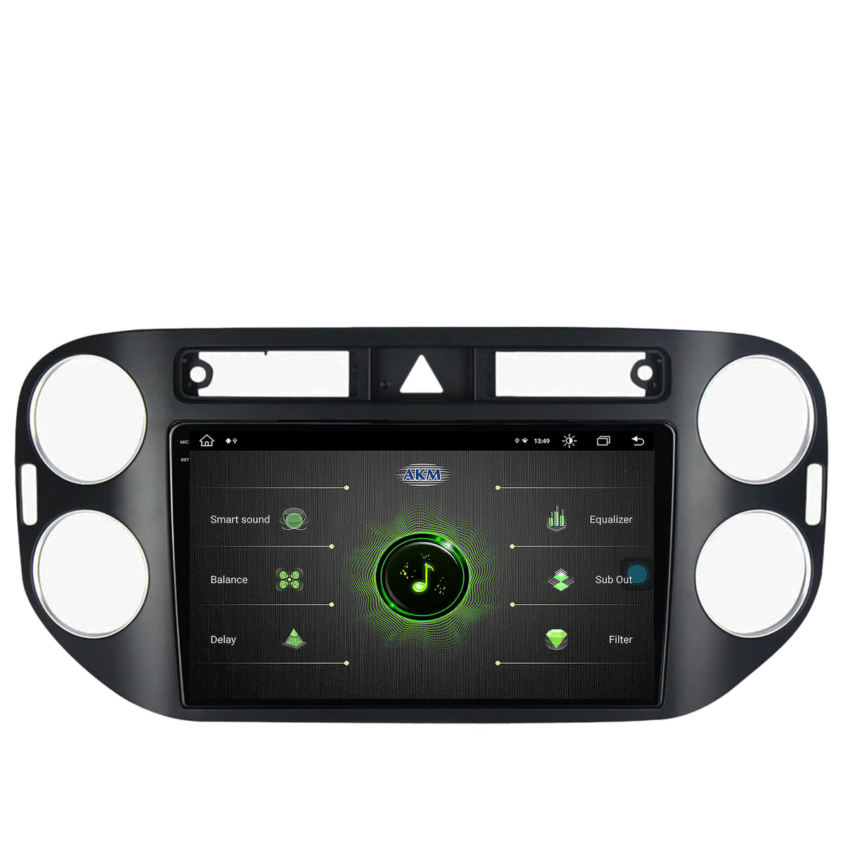 Navigatie Volkswagen Tiguan (2008-2010) / VW Golf 5 Plus (2004-2012), Android, V-Octacore / 4GB RAM + 64GB ROM, 9.5 Inch - AD-BGV9004+AD-BGRKIT035-0810