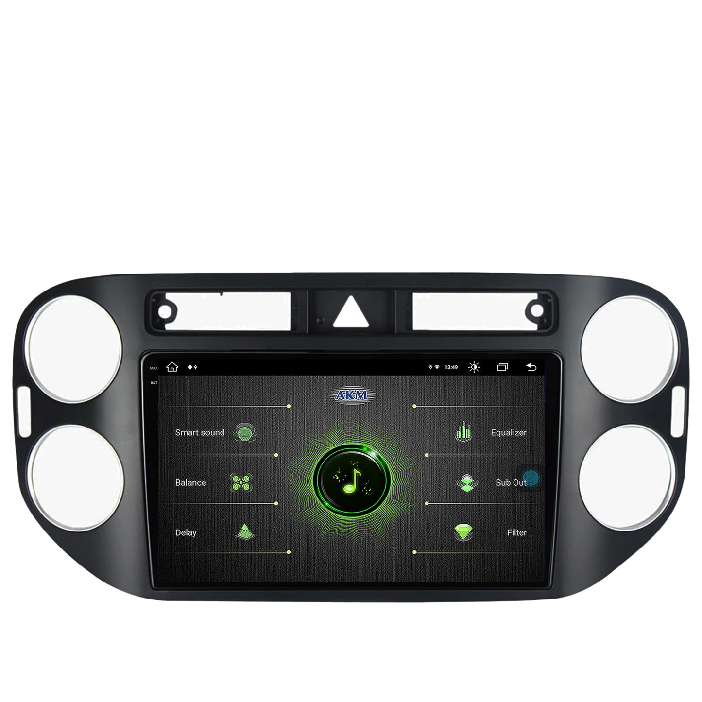 Navigatie Volkswagen Tiguan (2008-2010) / VW Golf 5 Plus (2004-2012), Android, V-Octacore / 4GB RAM + 64GB ROM, 9.5 Inch - AD-BGV9004+AD-BGRKIT035-0810