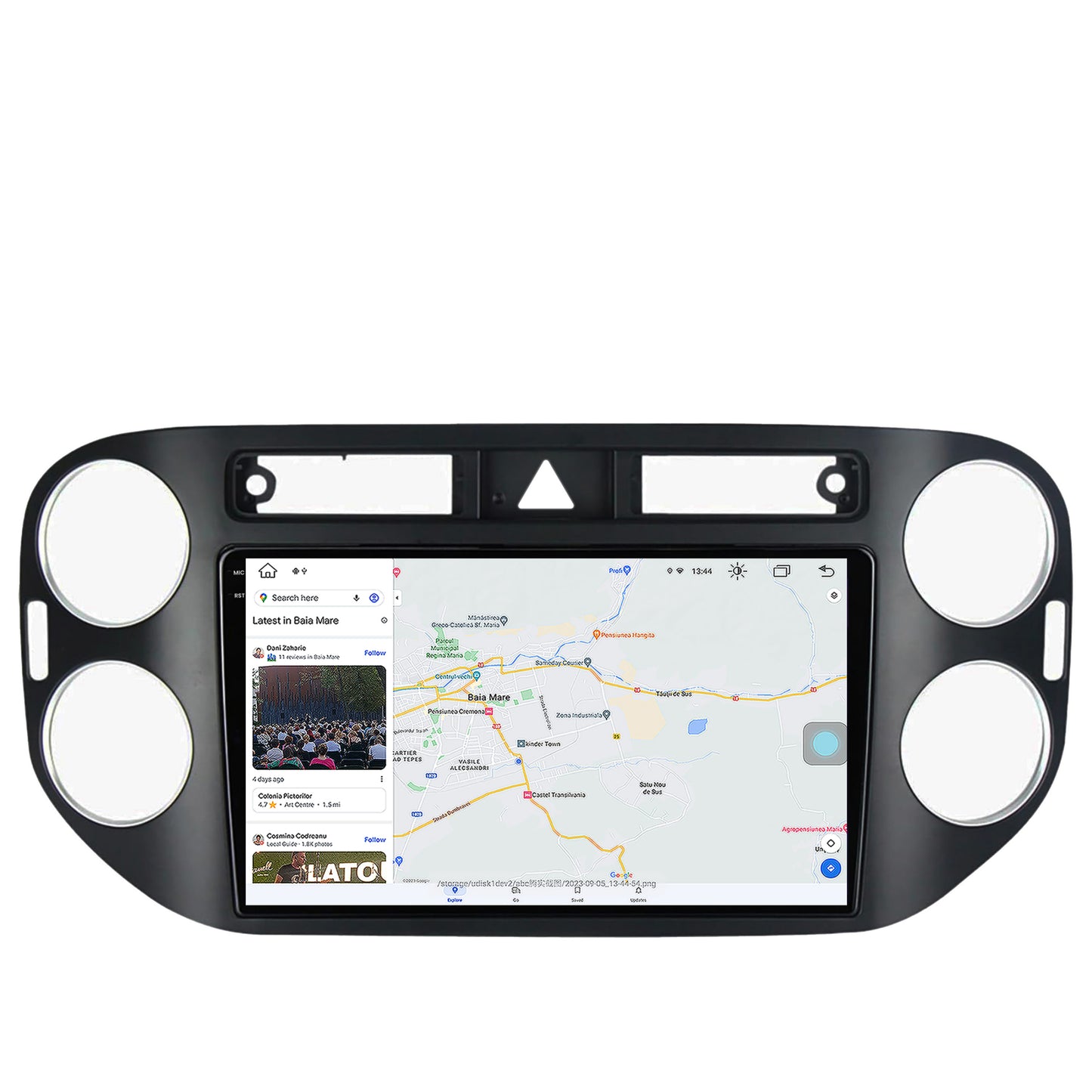Navigatie Volkswagen Tiguan (2008-2010) / VW Golf 5 Plus (2004-2012), Android, V-Octacore / 4GB RAM + 64GB ROM, 9.5 Inch - AD-BGV9004+AD-BGRKIT035-0810