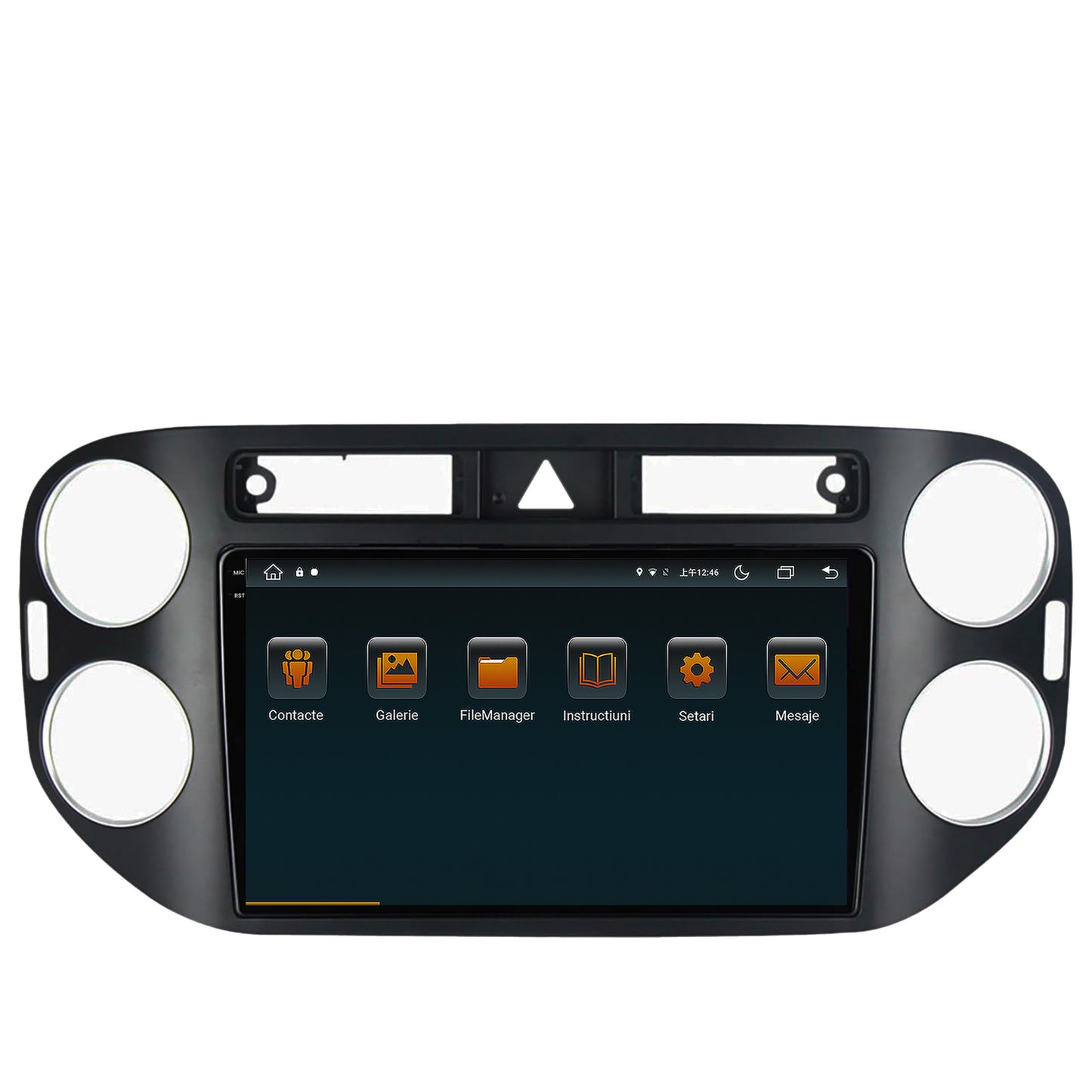 Navigatie Volkswagen Tiguan (2008-2010) / VW Golf 5 Plus (2004-2012), Android, V-Octacore / 4GB RAM + 64GB ROM, 9.5 Inch - AD-BGV9004+AD-BGRKIT035-0810