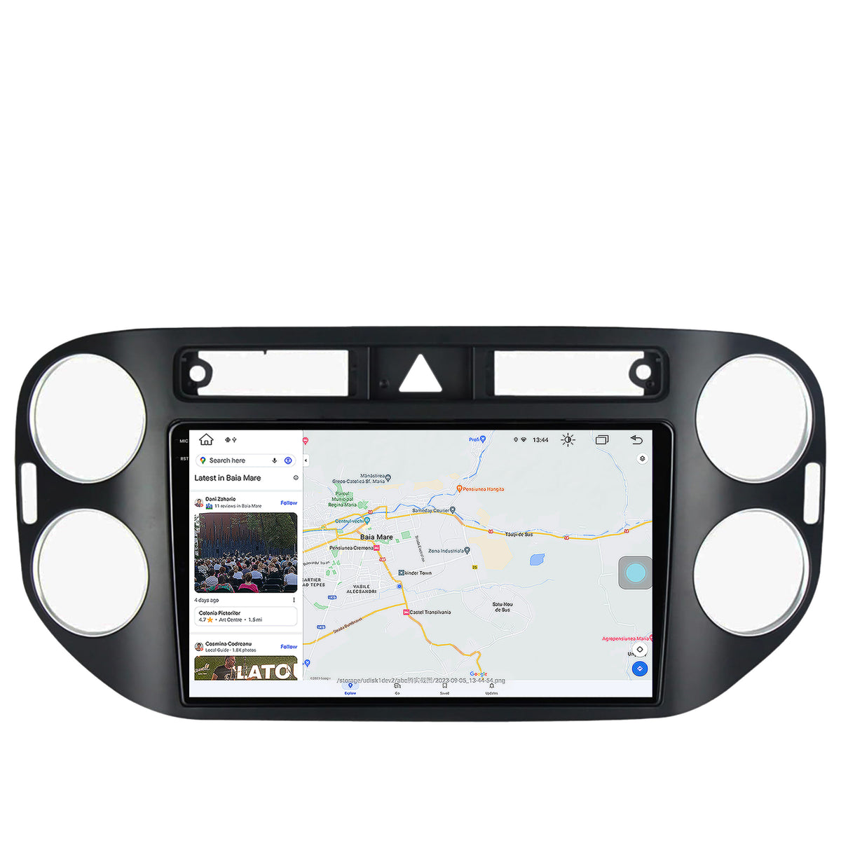 Navigatie Volkswagen Tiguan (2008-2010) / VW Golf 5 Plus (2004-2012), Android, X-Octacore / 8GB RAM + 256GB ROM, 9.5 Inch - AD-BGX9008+AD-BGRKIT035-0810