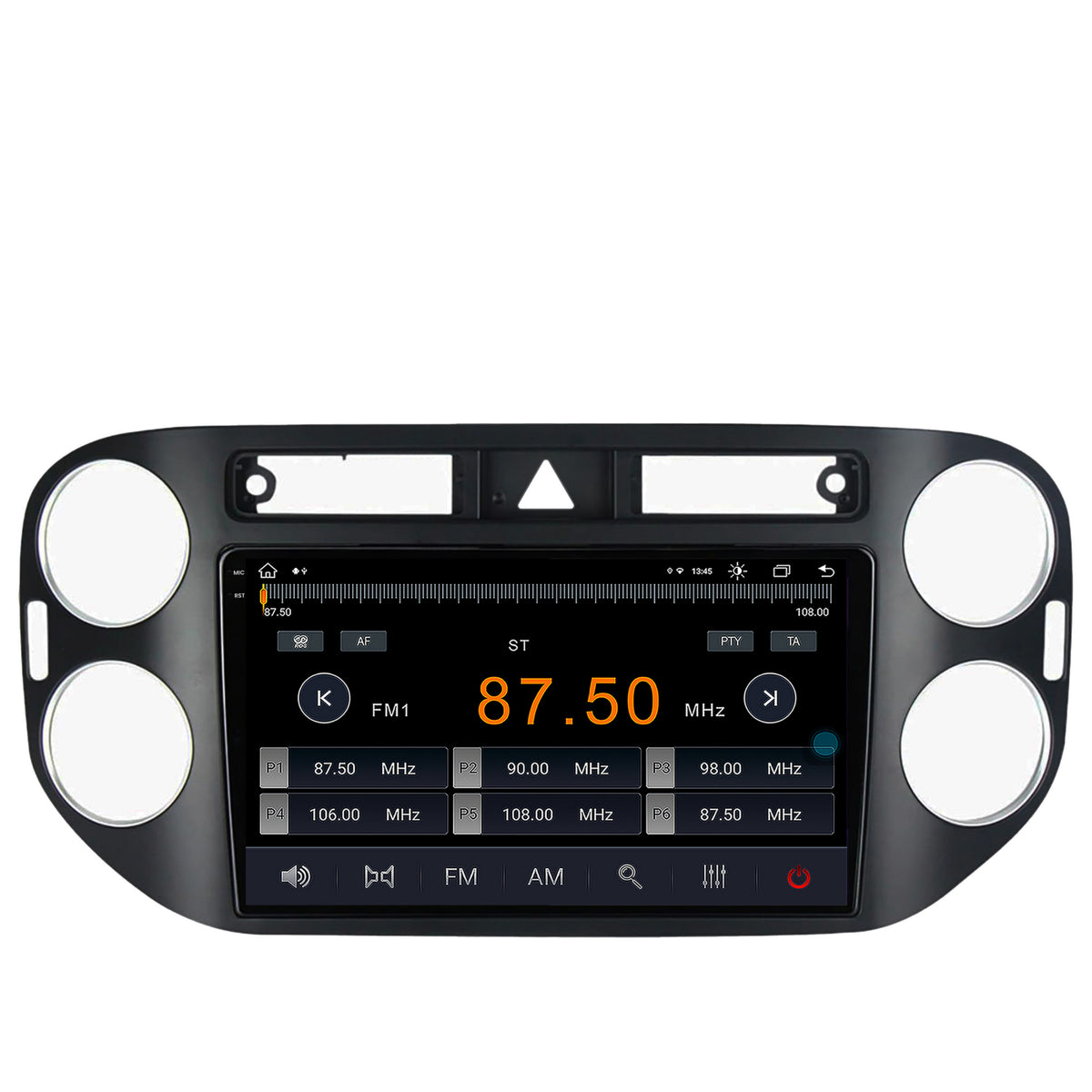Navigatie Volkswagen Tiguan (2008-2010) / VW Golf 5 Plus (2004-2012), Android, X-Octacore / 8GB RAM + 256GB ROM, 9.5 Inch - AD-BGX9008+AD-BGRKIT035-0810