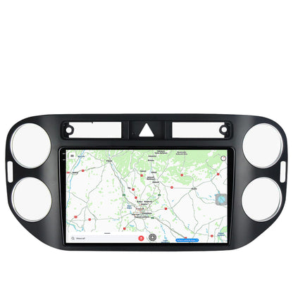 Navigatie Volkswagen Tiguan (2008-2010) / VW Golf 5 Plus (2004-2012), Android, X-Octacore / 8GB RAM + 256GB ROM, 9.5 Inch - AD-BGX9008+AD-BGRKIT035-0810