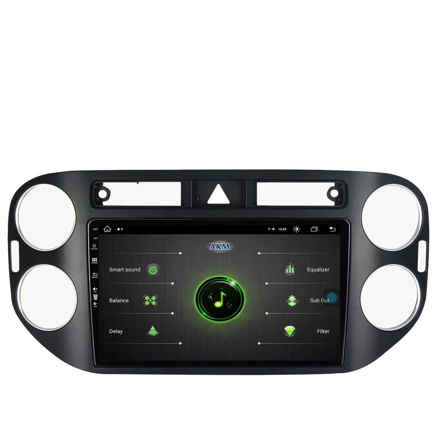 Navigatie Volkswagen Tiguan (2008-2010) / VW Golf 5 Plus (2004-2012), Android, Z-Octacore / 8GB RAM + 256GB ROM, 9 Inch - AD-BGZ9008+AD-BGRKIT035-0810