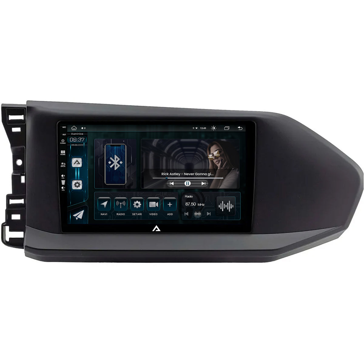 Navigatie Volkswagen Caddy (2023+), Android, Z-Octacore / 8GB RAM + 256GB ROM, 9 Inch - AD-BGZ9008+AD-BGRKIT031