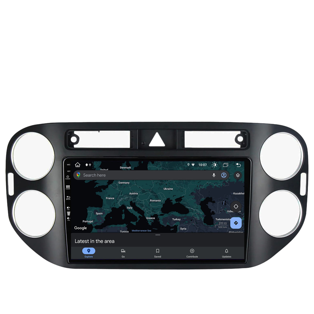 Navigatie Volkswagen Tiguan (2008-2010) / VW Golf 5 Plus (2004-2012), Android, Z-Octacore / 8GB RAM + 256GB ROM, 9 Inch - AD-BGZ9008+AD-BGRKIT035-0810
