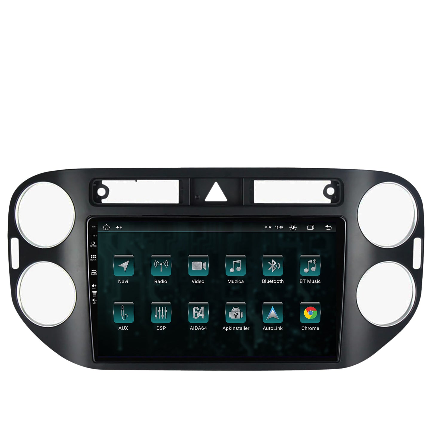 Navigatie Volkswagen Tiguan (2008-2010) / VW Golf 5 Plus (2004-2012), Android, Z-Octacore / 8GB RAM + 256GB ROM, 9 Inch - AD-BGZ9008+AD-BGRKIT035-0810