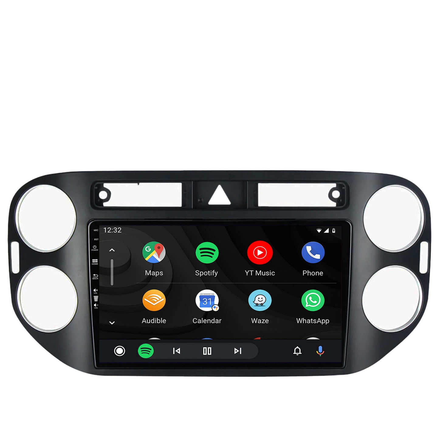 Navigatie Volkswagen Tiguan (2008-2010) / VW Golf 5 Plus (2004-2012), Android, P-Octacore / 2GB RAM + 32GB ROM, 9 Inch - AD-BGP9002+AD-BGRKIT035-0810