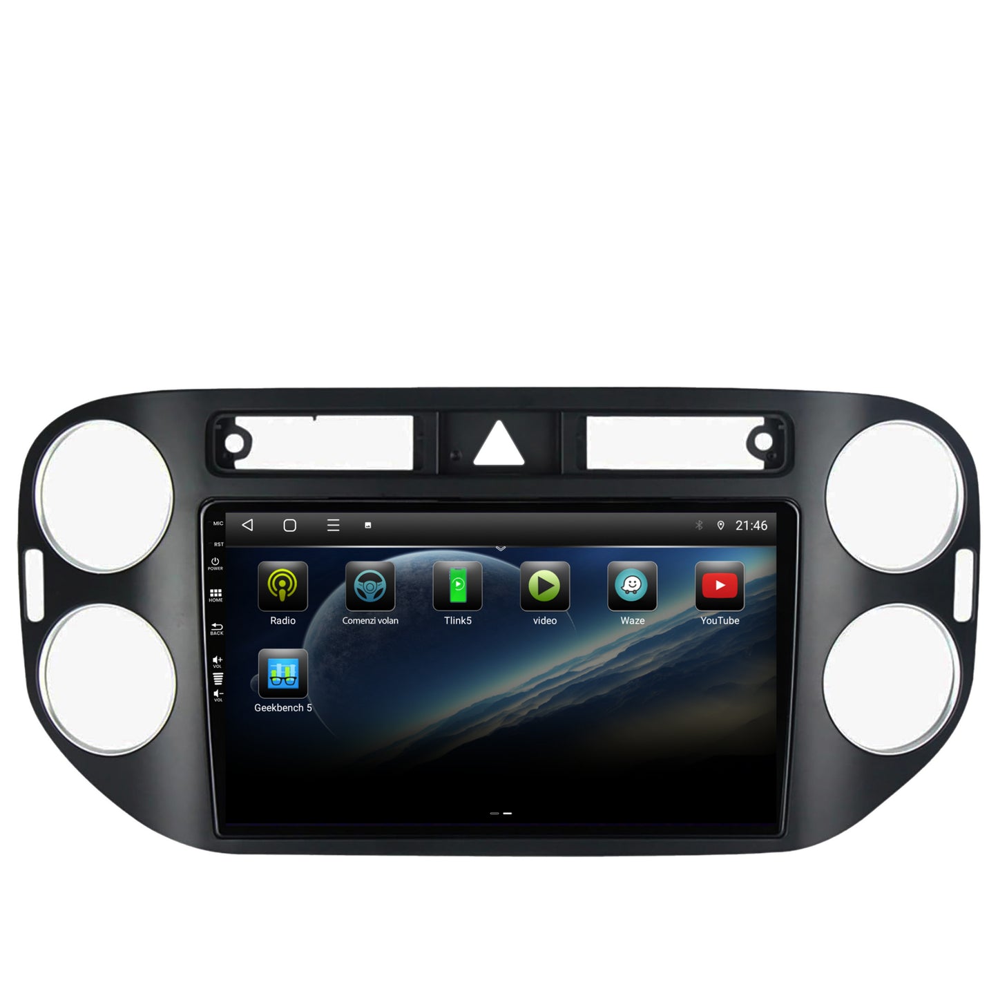 Navigatie Volkswagen Tiguan (2008-2010) / VW Golf 5 Plus (2004-2012), Android, P-Octacore / 2GB RAM + 32GB ROM, 9 Inch - AD-BGP9002+AD-BGRKIT035-0810