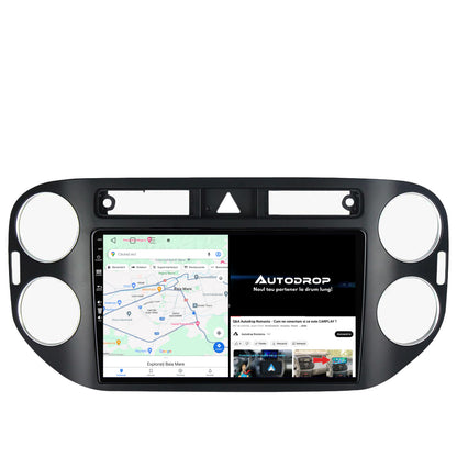 Navigatie Volkswagen Tiguan (2008-2010) / VW Golf 5 Plus (2004-2012), Android, P-Octacore / 2GB RAM + 32GB ROM, 9 Inch - AD-BGP9002+AD-BGRKIT035-0810