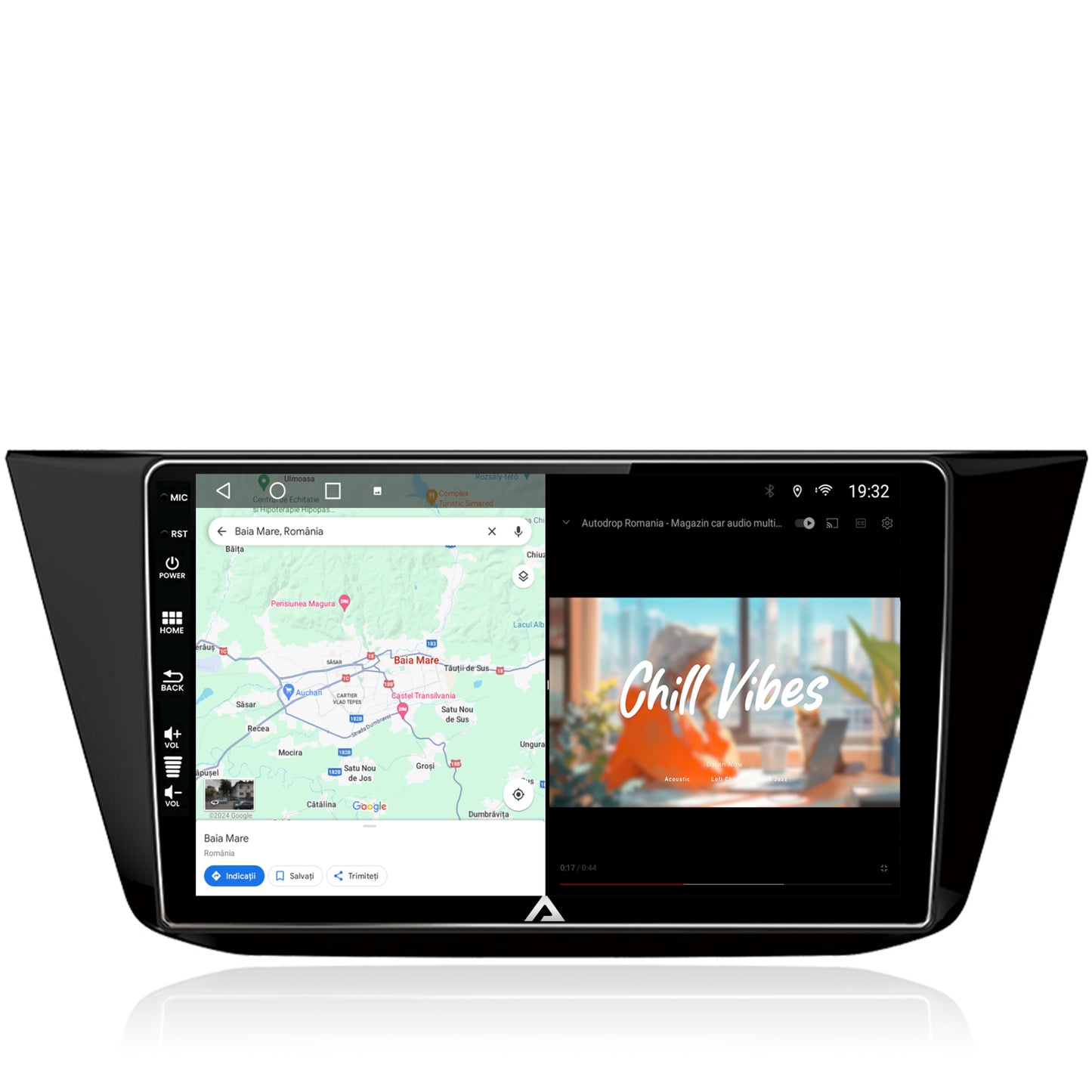Navigatie Volkswagen Tiguan (2016+), Android, A-Octacore / 4GB RAM + 64GB ROM, 10.1 Inch - AD-BGA10004+AD-BGRKIT036
