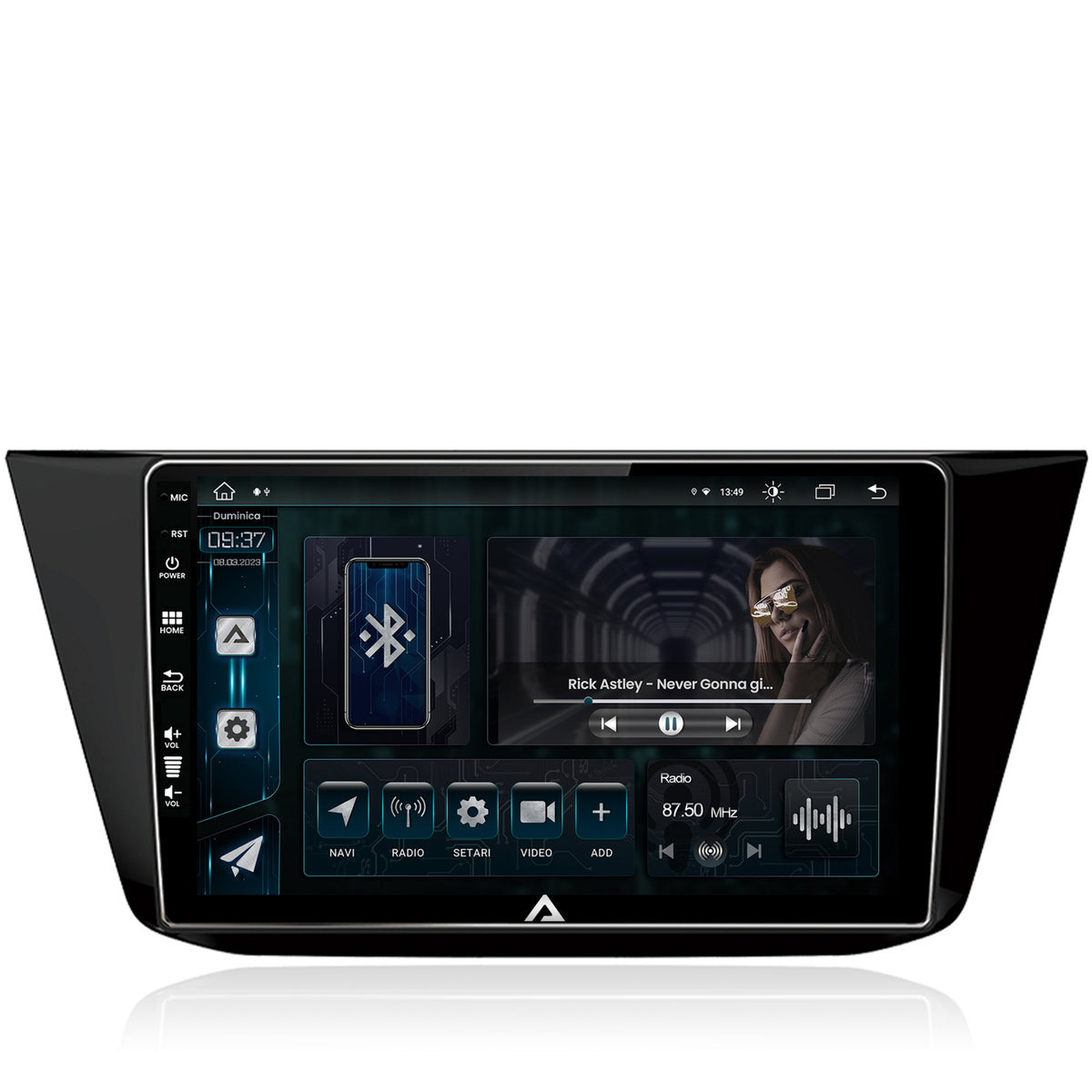 Navigatie Volkswagen Tiguan (2016+), Android, Z-Octacore / 8GB RAM + 256GB ROM, 10.1 Inch - AD-BGZ10008+AD-BGRKIT036