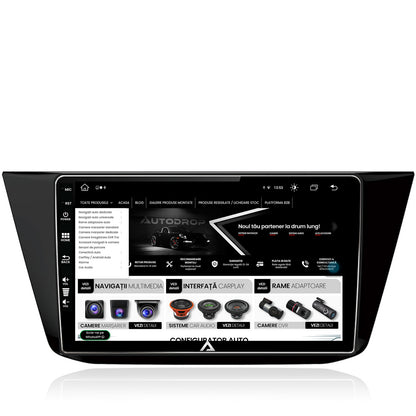Navigatie Volkswagen Tiguan (2016+), Android, Z-Octacore / 8GB RAM + 256GB ROM, 10.1 Inch - AD-BGZ10008+AD-BGRKIT036