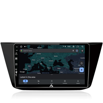 Navigatie Volkswagen Tiguan (2016+), Android, Z-Octacore / 8GB RAM + 256GB ROM, 10.1 Inch - AD-BGZ10008+AD-BGRKIT036