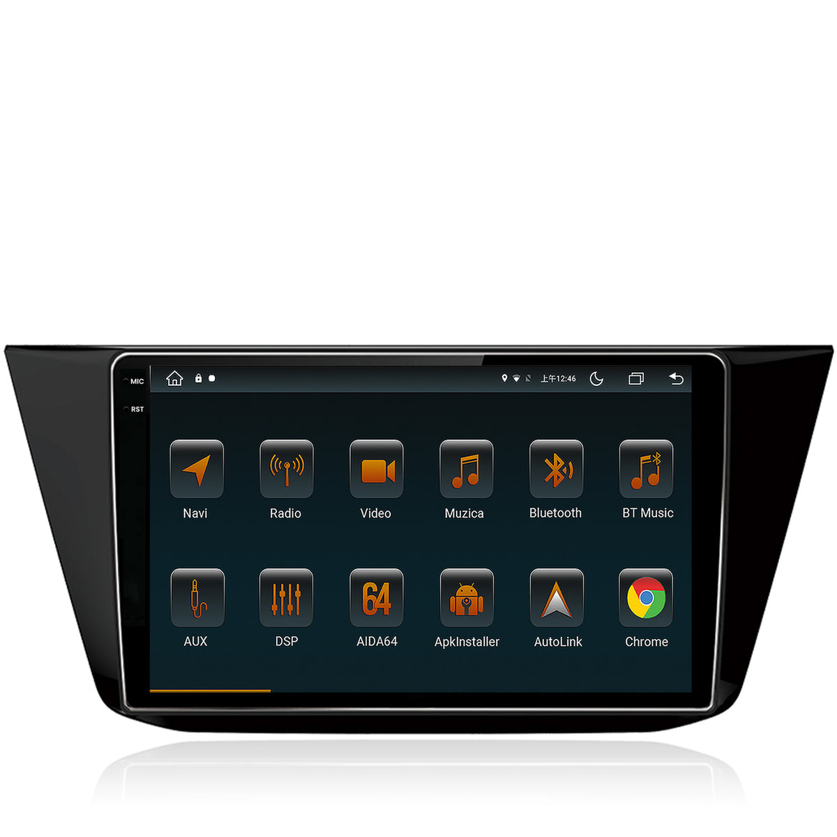 Navigatie Volkswagen Tiguan (2016+), Android, V-Octacore / 4GB RAM + 64GB ROM, 10.36 Inch - AD-BGV10004+AD-BGRKIT036