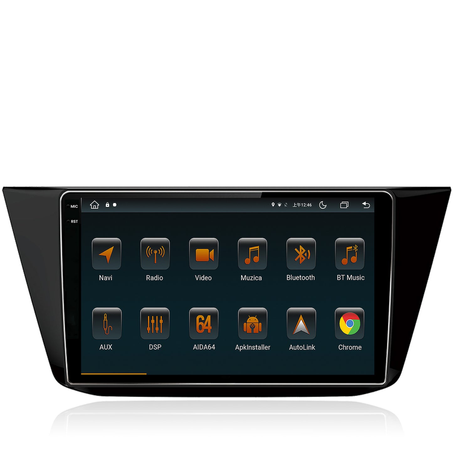 Navigatie Volkswagen Tiguan (2016+), Android, V-Octacore / 4GB RAM + 64GB ROM, 10.36 Inch - AD-BGV10004+AD-BGRKIT036