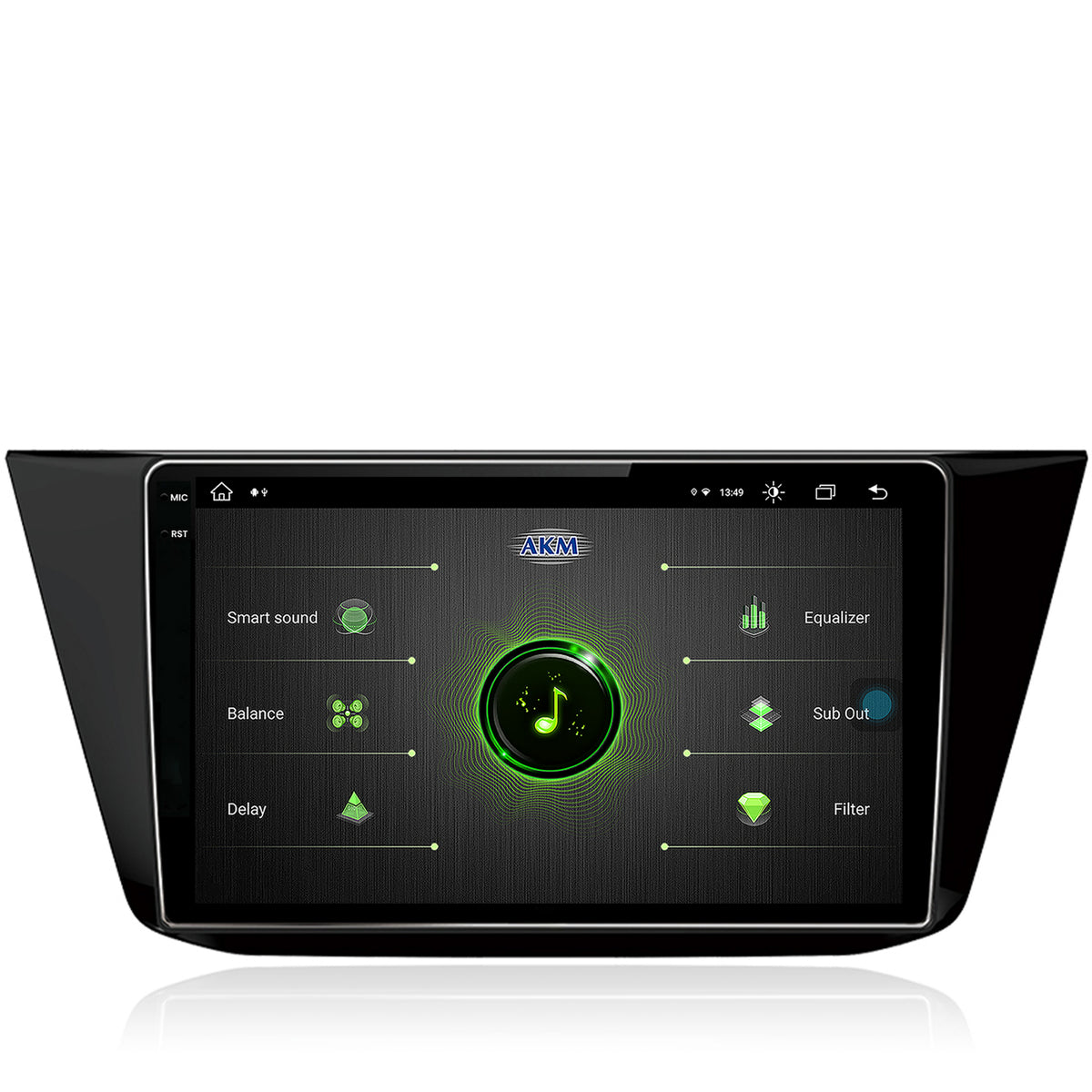 Navigatie Volkswagen Tiguan (2016+), Android, V-Octacore / 4GB RAM + 64GB ROM, 10.36 Inch - AD-BGV10004+AD-BGRKIT036