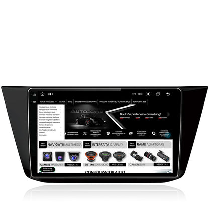 Navigatie Volkswagen Tiguan (2016+), Android, V-Octacore / 4GB RAM + 64GB ROM, 10.36 Inch - AD-BGV10004+AD-BGRKIT036