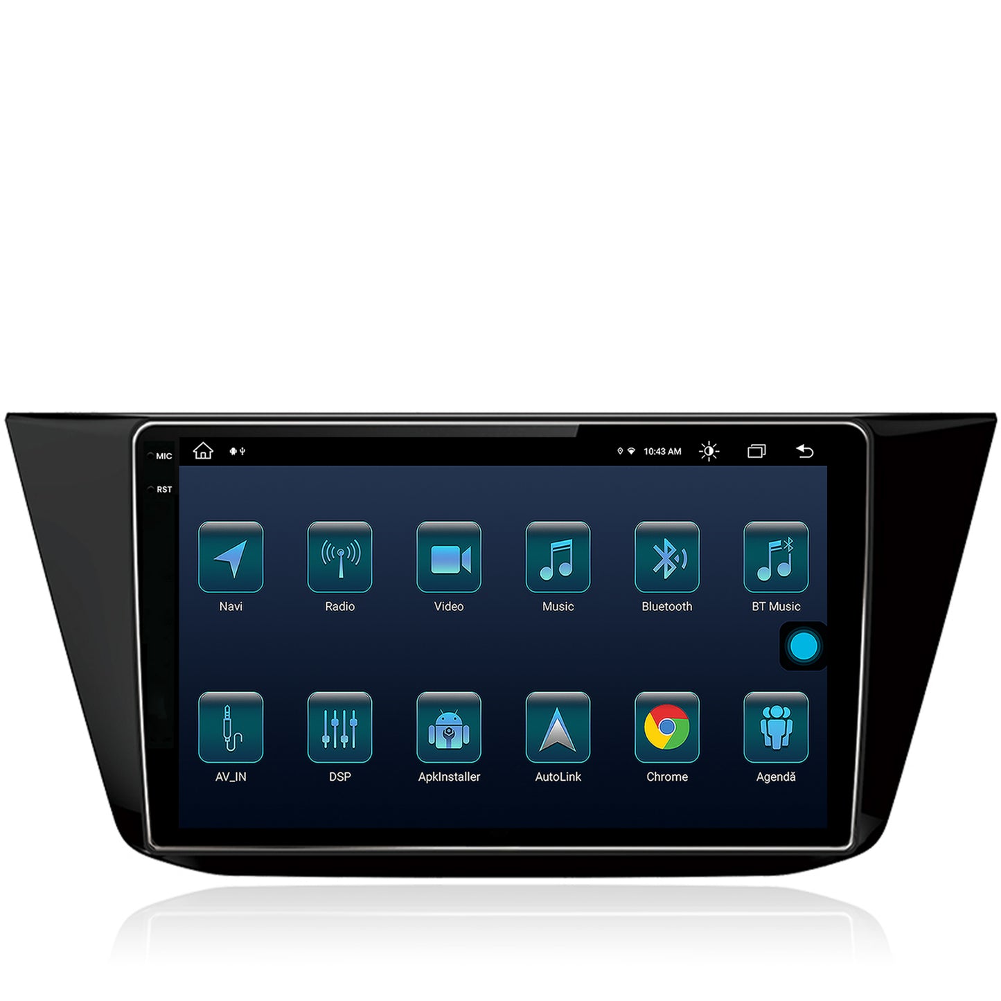 Navigatie Volkswagen Tiguan (2016+), Android, Z-Octacore / 8GB RAM + 256GB ROM, 10.36 Inch - AD-BGX10008+AD-BGRKIT036