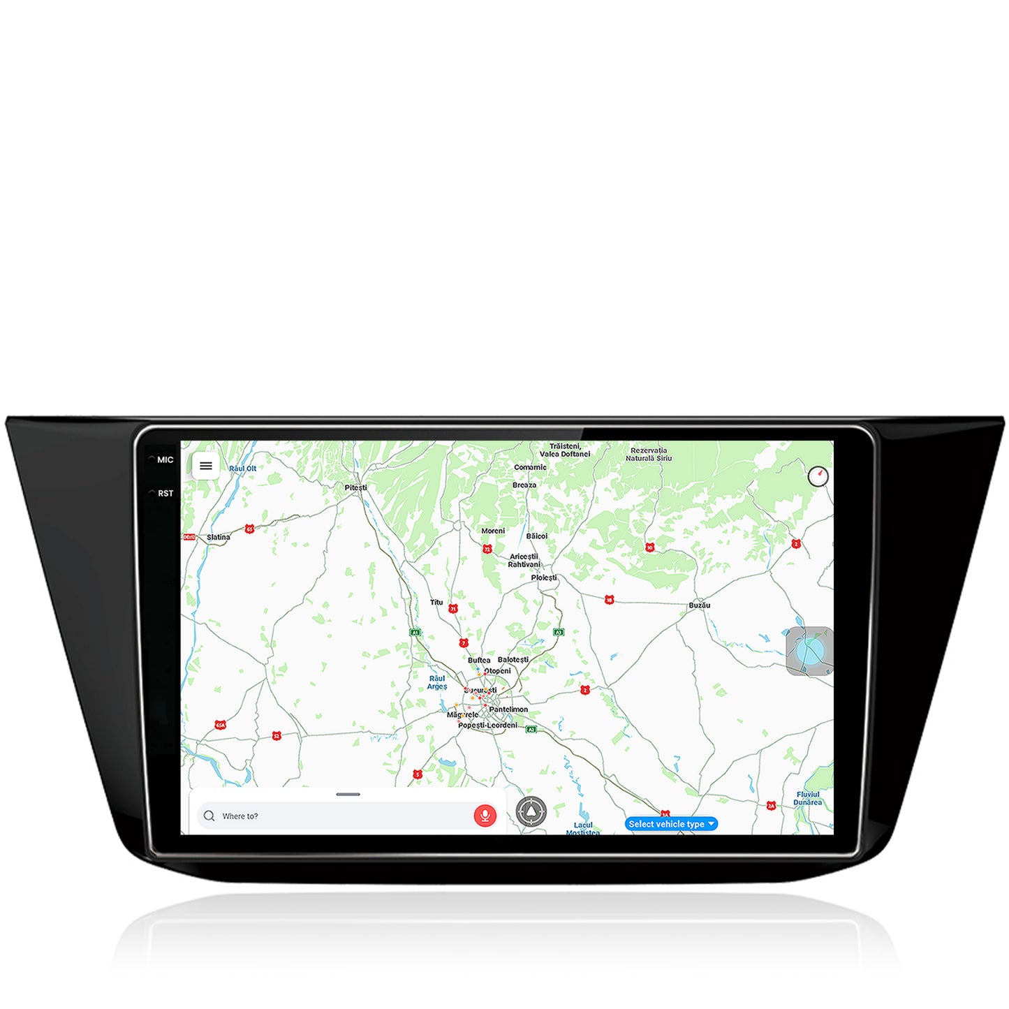 Navigatie Volkswagen Tiguan (2016+), Android, Z-Octacore / 8GB RAM + 256GB ROM, 10.36 Inch - AD-BGX10008+AD-BGRKIT036