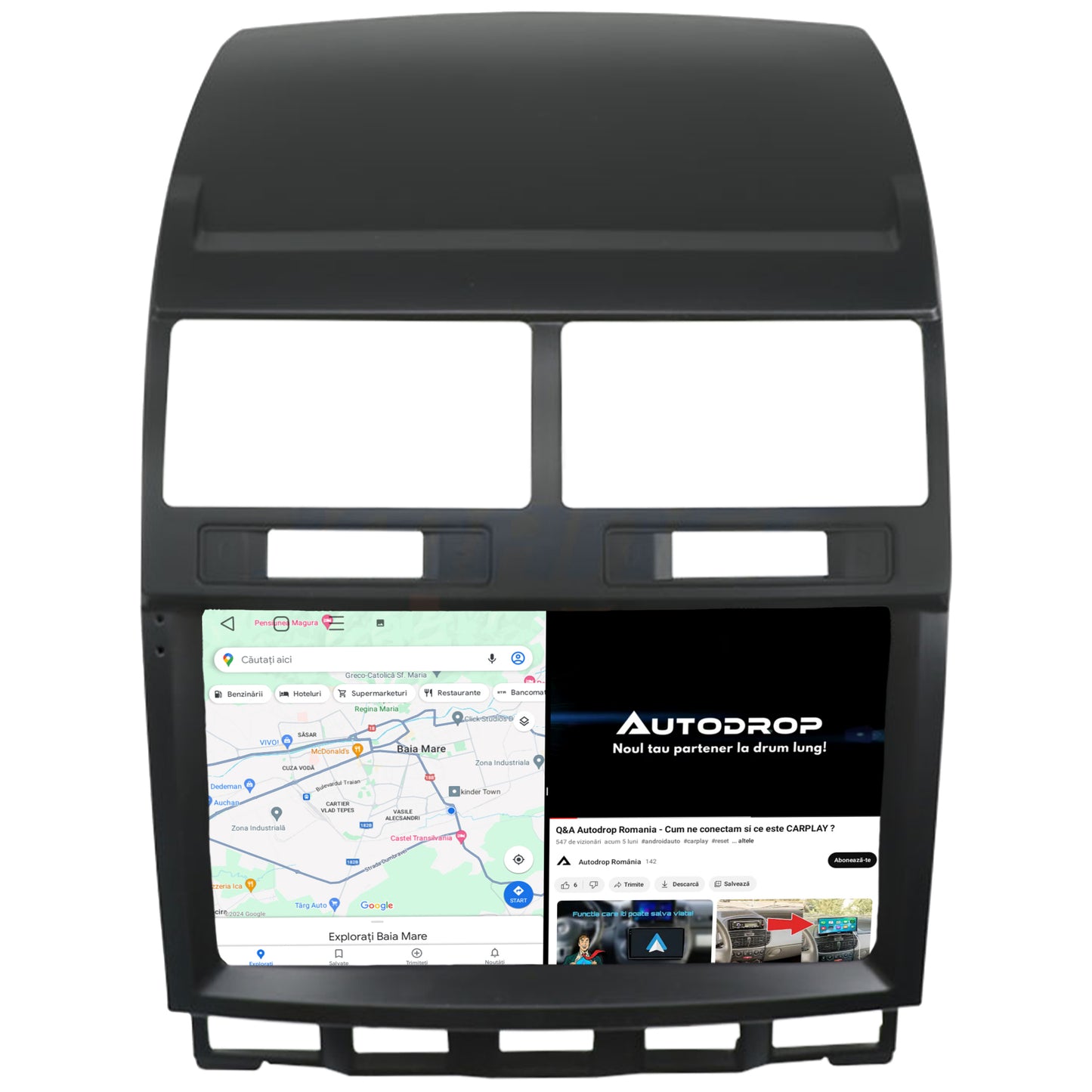 Navigatie Volkswagen Touareg (2002-2011), Android, E-Octacore / 2GB RAM + 32GB ROM, 9 Inch - AD-BGE9002+AD-BGRKIT050