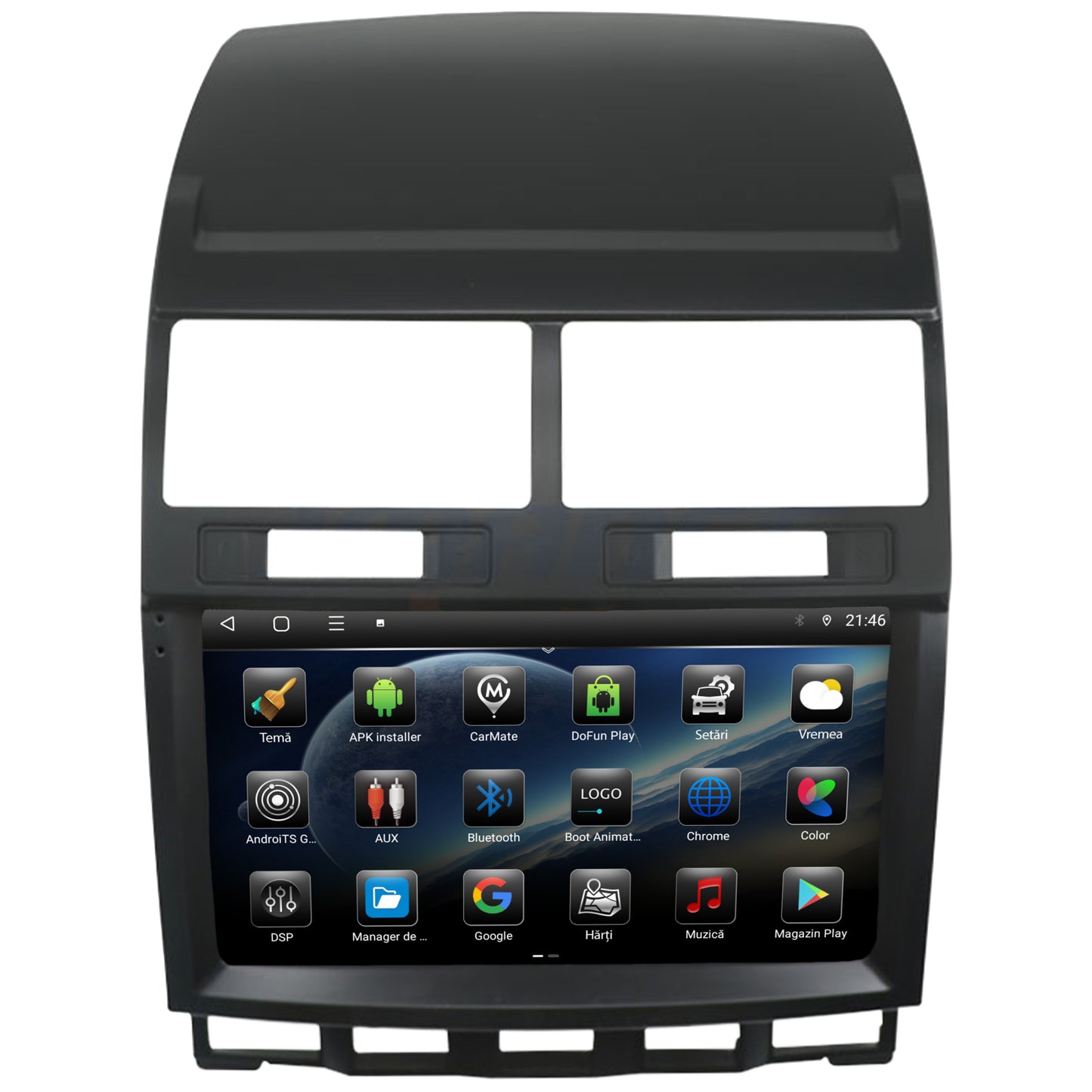 Navigatie Volkswagen Touareg (2002-2011), Android, P-Octacore / 2GB RAM + 32GB ROM, 9 Inch - AD-BGP9002+AD-BGRKIT050