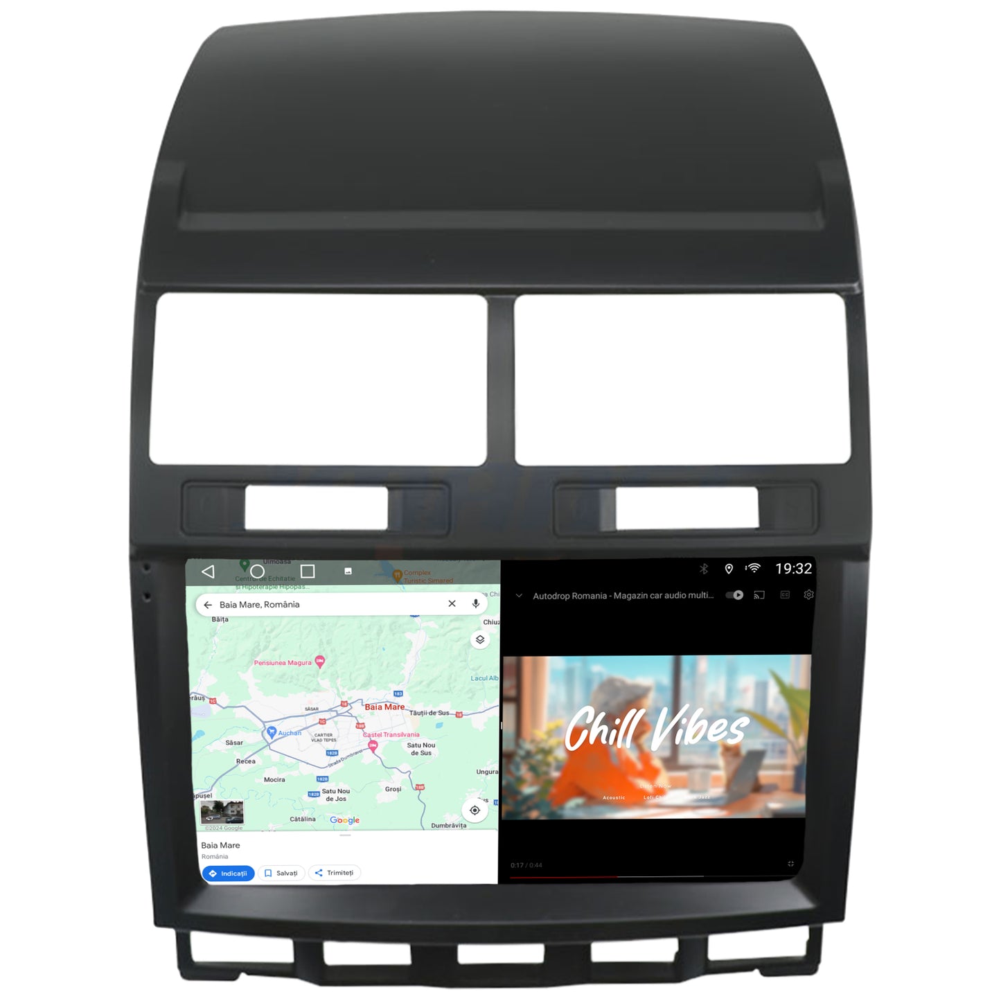 Navigatie Volkswagen Touareg (2002-2011), Android, A-Octacore / 4GB RAM + 64GB ROM, 9 Inch - AD-BGA9004+AD-BGRKIT050