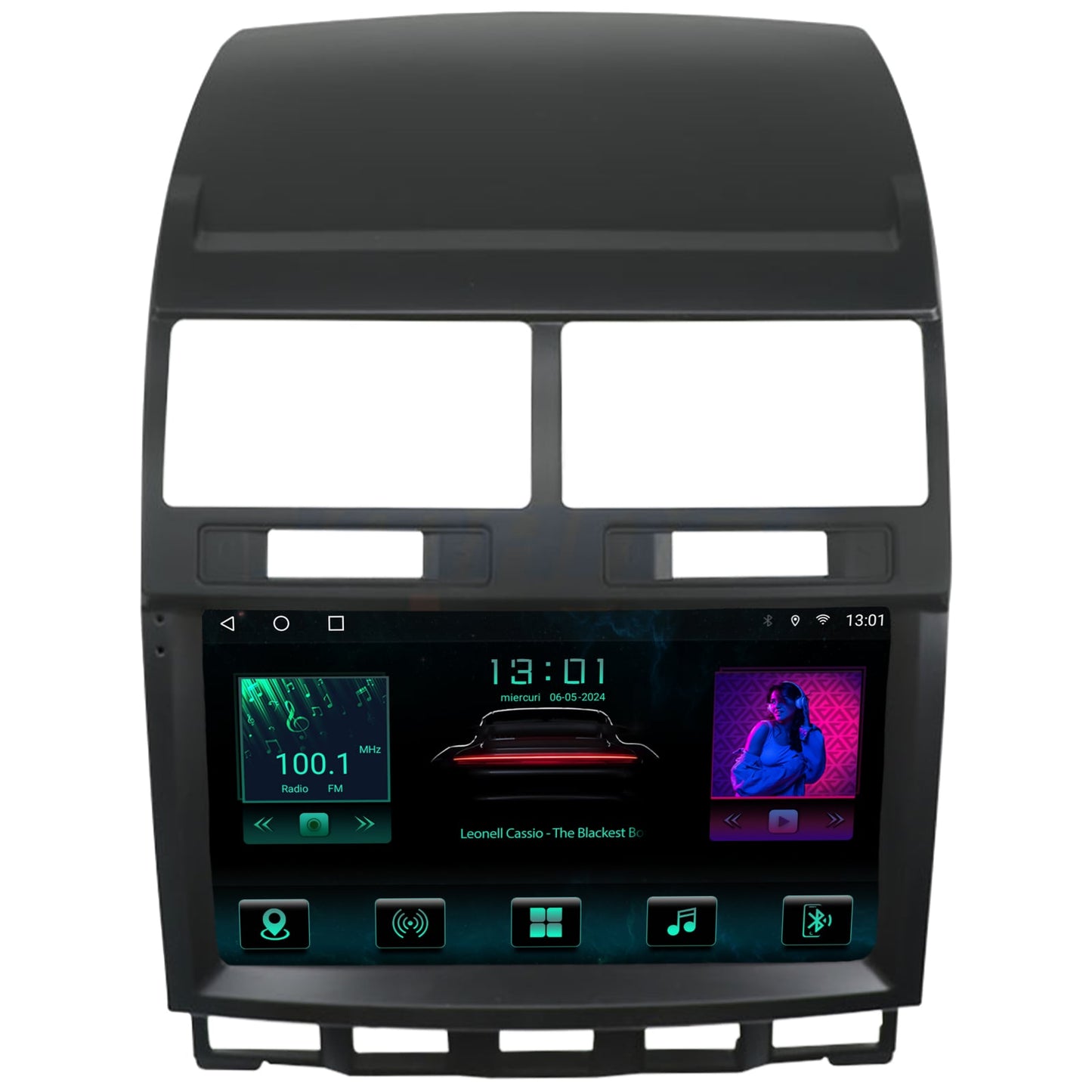 Navigatie Volkswagen Touareg (2002-2011), Android, A-Octacore / 4GB RAM + 64GB ROM, 9 Inch - AD-BGA9004+AD-BGRKIT050