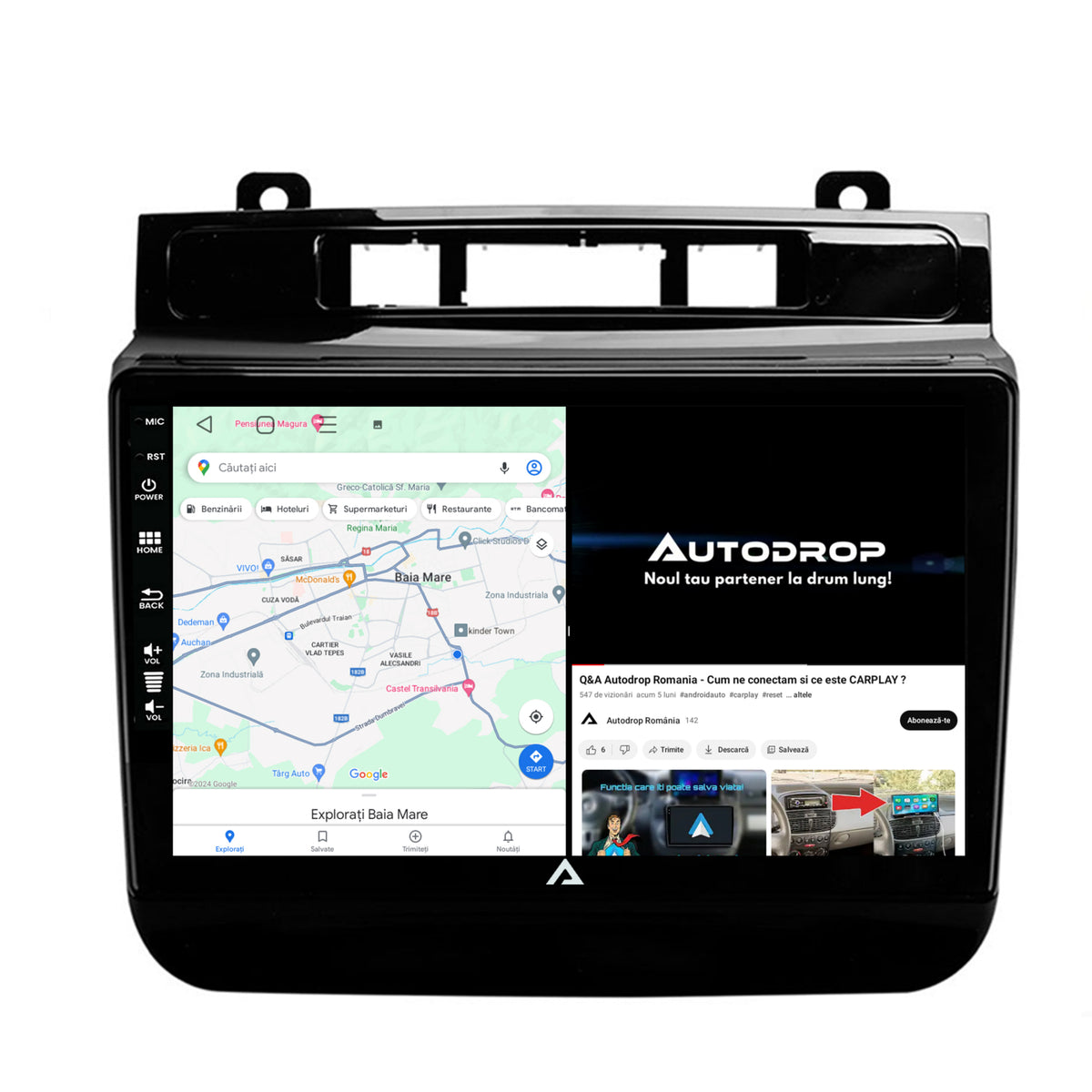 Navigatie Volkswagen Touareg (2010-2018), Android, E-Octacore / 2GB RAM + 32GB ROM, 9 Inch - AD-BGE9002+AD-BGRKIT051