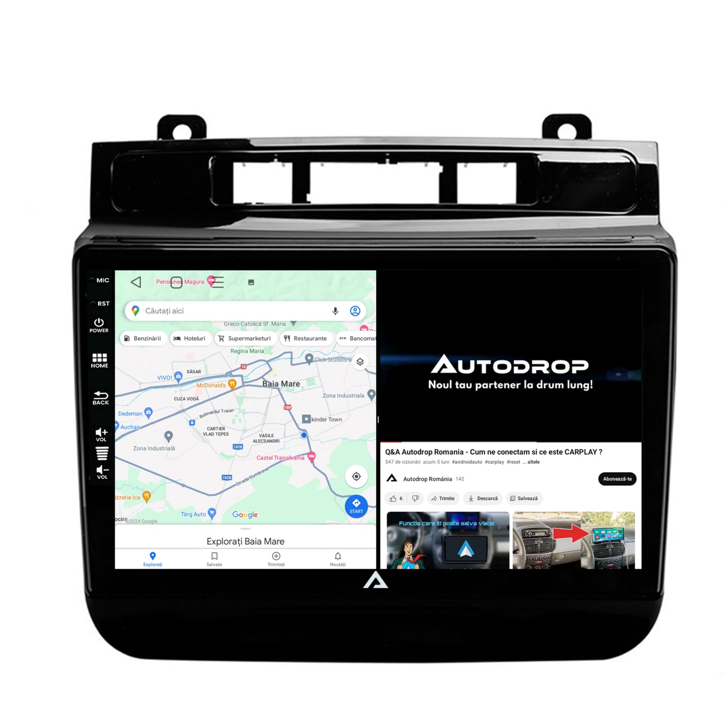 Navigatie Volkswagen Touareg (2010-2018), Android, E-Octacore / 2GB RAM + 32GB ROM, 9 Inch - AD-BGE9002+AD-BGRKIT051