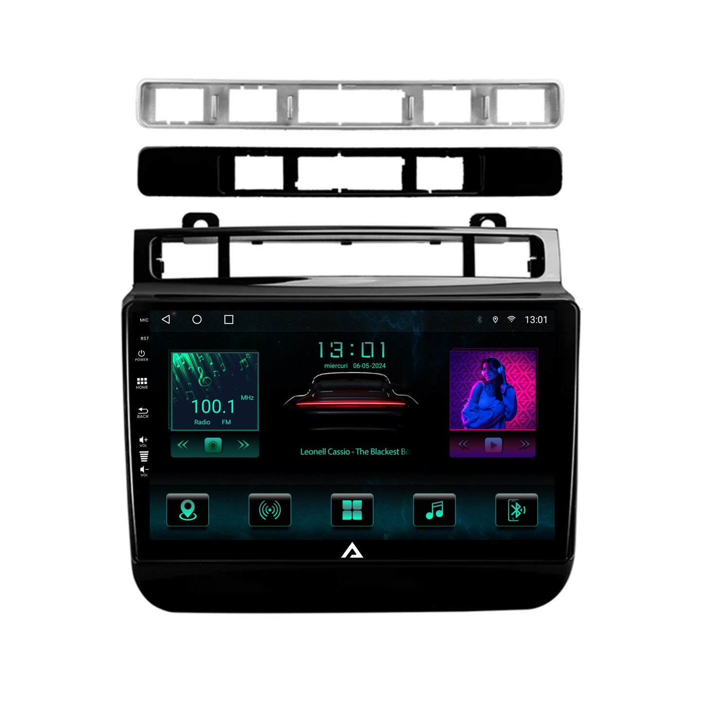Navigatie Volkswagen Touareg (2010-2018), Android, A-Octacore / 4GB RAM + 64GB ROM, 9 Inch - AD-BGA9004+AD-BGRKIT051